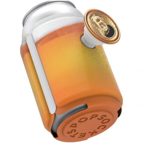 PopSockets PopThirst, držiak/obal na plechovku, s integrovaným PopGrip Gen. 2, Pivo