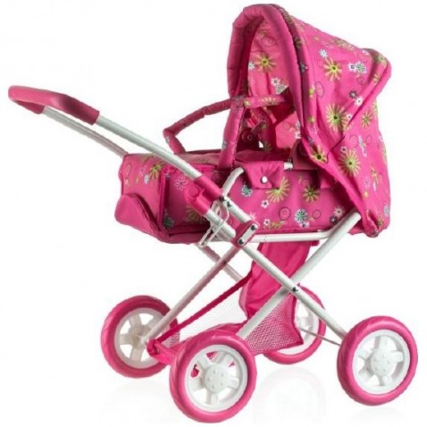 Bambilon kočík pre bábiky hlboký menšie 62 cm