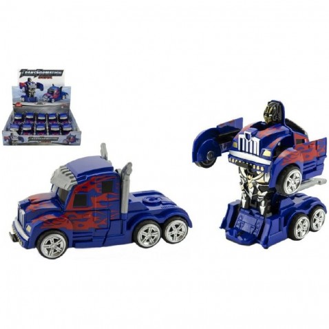 Transformer auto kamión ťahač / robot 13cm