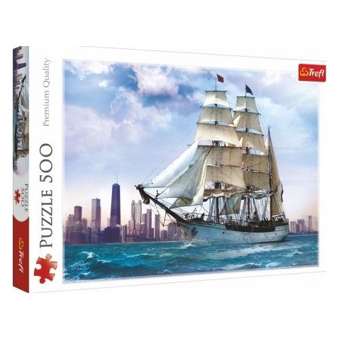 Puzzle Plachtenie okolo Chicaga 500 dielikov