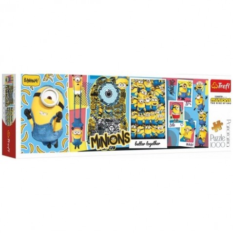 Puzzle panoramatické Mimoni 1000 dielikov