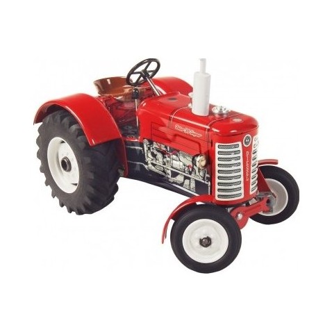 Traktor Zetor 50 Super červený na kľúčik kov 15cm 1:25