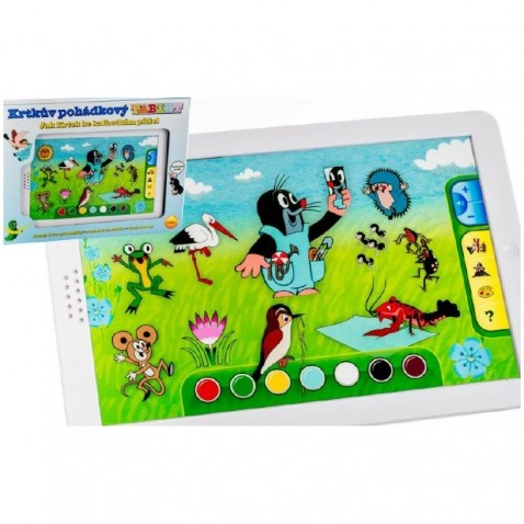 Teddies Krtkov rozprávkový tablet Krtko na batérie 12m +