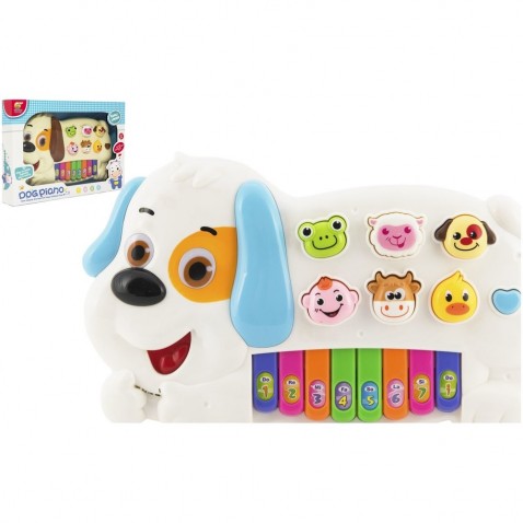 Piánko psík so zvieratkami