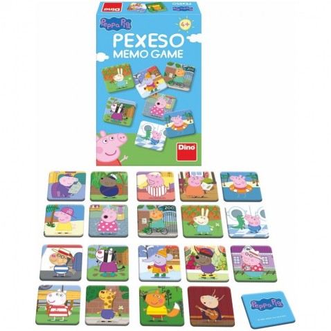Pexeso 48 pevných kartičiek Prasiatko Peppa / Peppa Pig