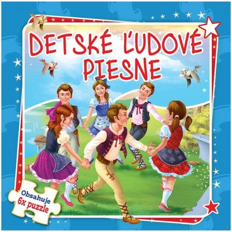 Puzzle kniha Detské ľudové piesne 6x9 dielikov