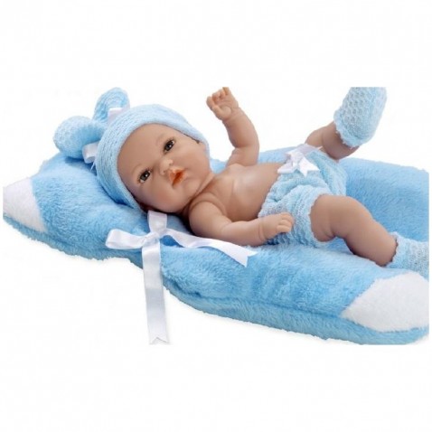 Bábika / bábätko Arias voňajúce 33cm modré pevné telo