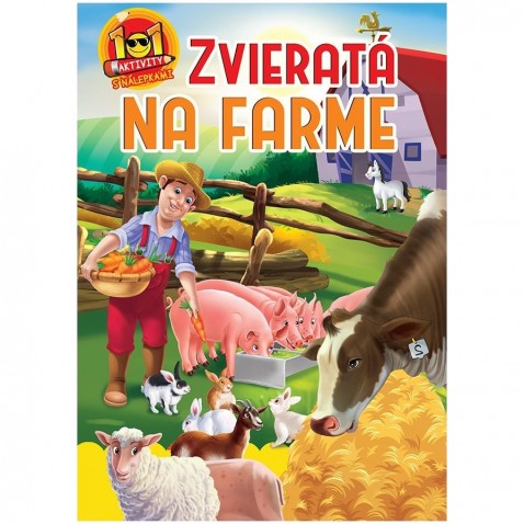 Aktivity Zvieratá na farme 101 s nálepkami