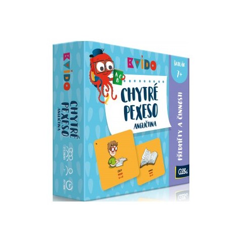 ALBI Kvído Chytré pexeso Angličtina - Predmety