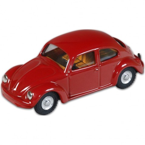 Auto VW chrobák 1200 červený kov 11cm