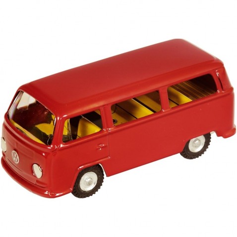 Auto VW mikrobus T2 červený kov 12cm