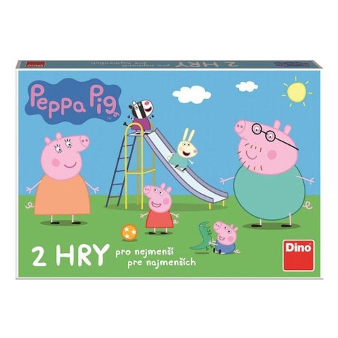 Poď sa hrať / Rebríky a šmýkačky 2 hry Peppa Pig