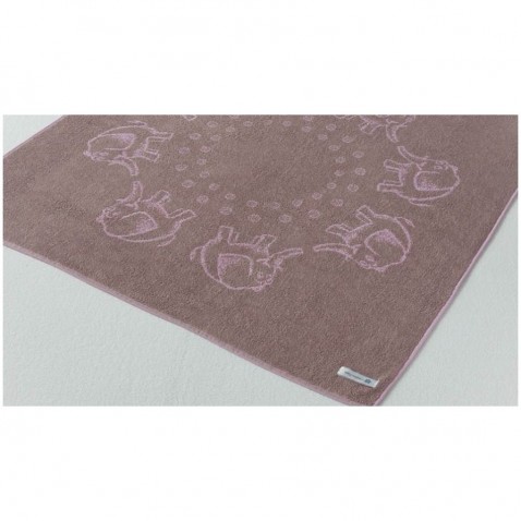 Detská osuška Elephant friends hnedoružová 450 g / m2