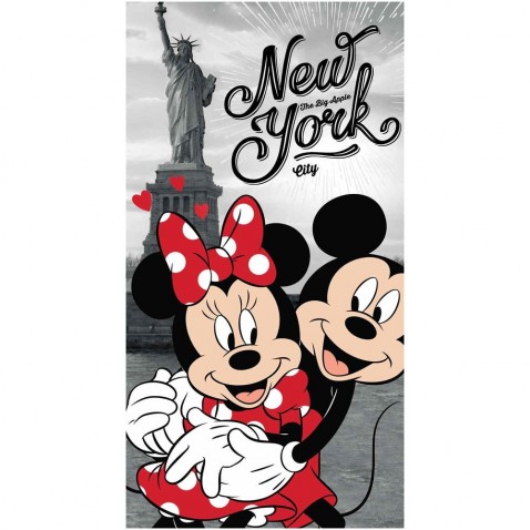Detská osuška Mickey a Minnie v New Yorku