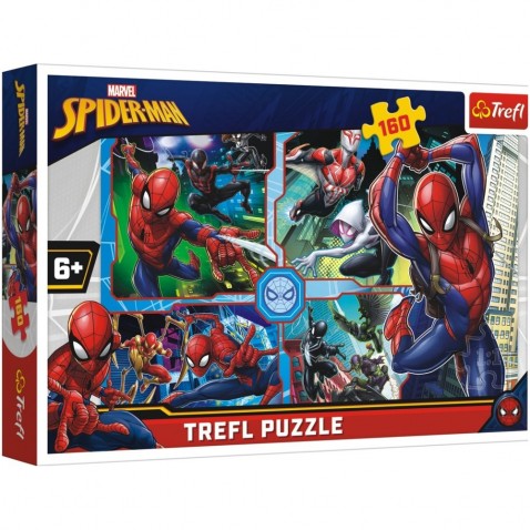 Puzzle Spiderman zachraňuje Disney koláž 160 dielov