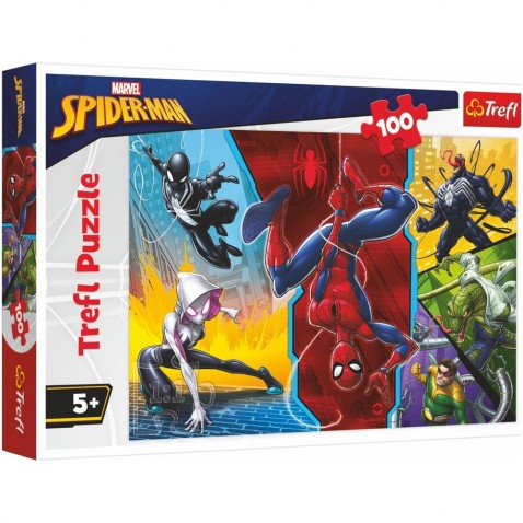 Puzzle Spiderman Marvel - Hore nohami 100 dielov