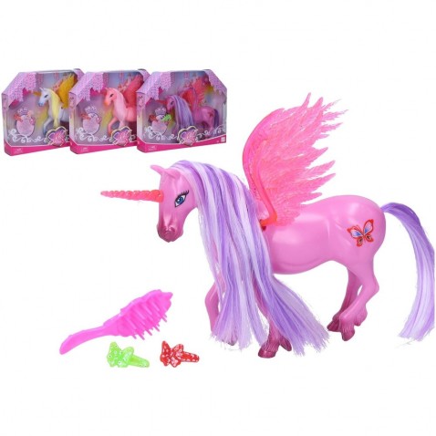 Jednorožec / kôň s krídlami česací s doplnkami