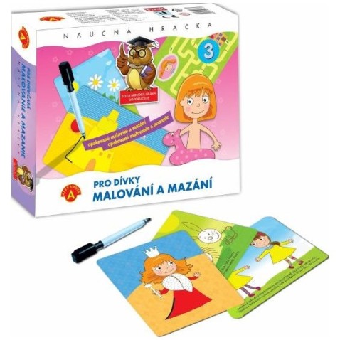 Maľovanie a mazanie pre dievčatá náučná hra