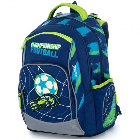 Školský batoh OXY Style Mini football blue 21