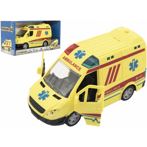 Auto ambulancia na zotrvačník