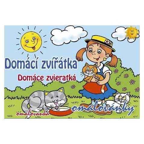 Omalovánky A5 Domáce zvieratká