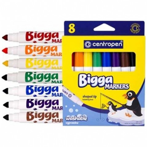 Fixky Centropen BIGGA MARKERS 7650 8 farieb