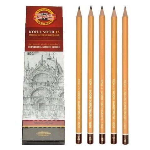 Ceruzka grafitová KOH-I-NOOR 1500 šesťhranná F