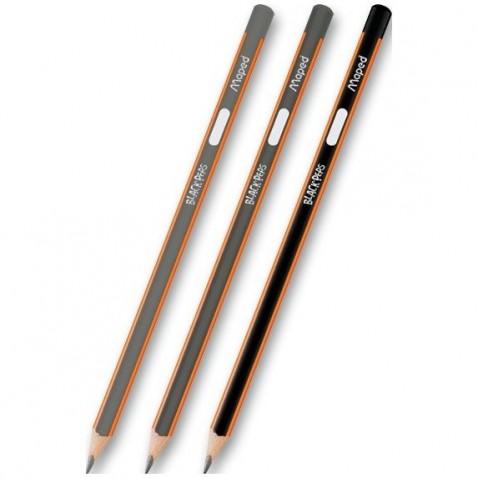 Ceruzka Maped Black Peps trojhranná H/č.3