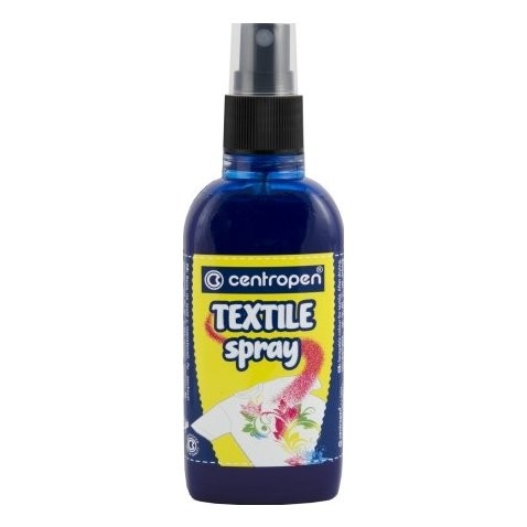 Farby na textil Centropen 1139 modrá 100ml sprej