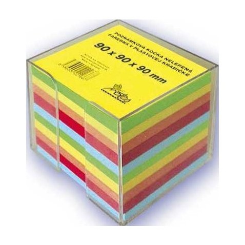 Blok Notes 90x90x90mm mix barev