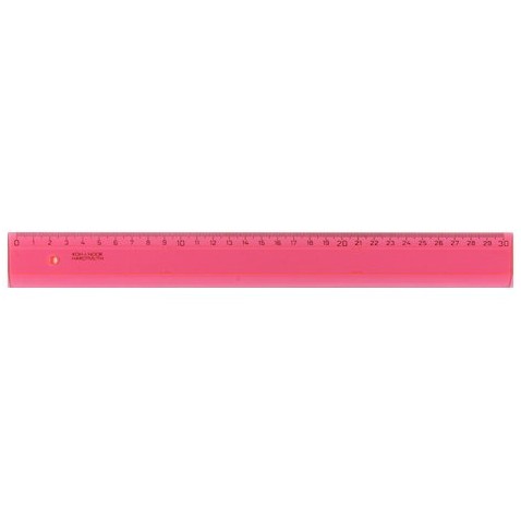 Pravítko KOH-I-NOOR 30 cm ružové
