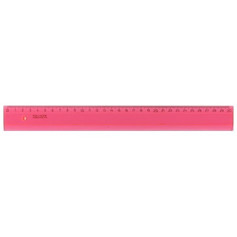 Pravítko KOH-I-NOOR 30 cm ružové