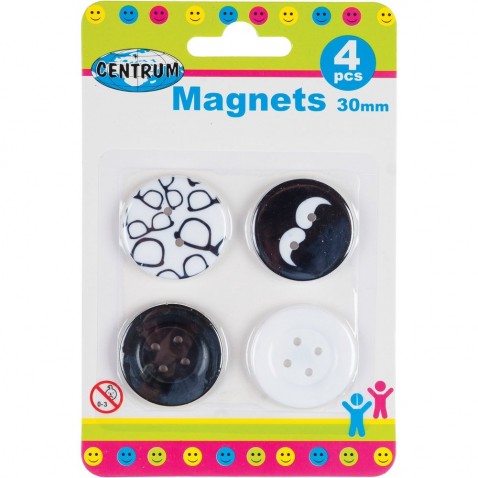 Magnet Gombíky Centrum 4ks