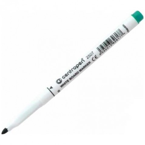 Popisovač Centropen 2507 whiteboard marker tenký zelený
