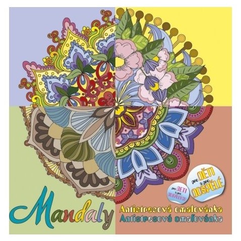 Antistresové maľovanky 2/3 A4 - Mandaly