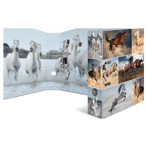 Zakladač A4 pákový lamino 7cm ANIMALS - HORSES