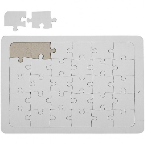 Puzzle k domaľovaniu A4 21x30 cm