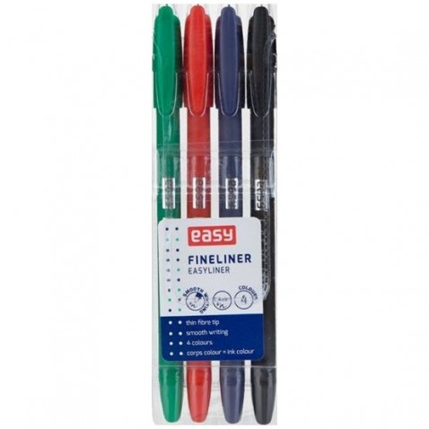 Fineliner Easy 0,4mm 4 farby