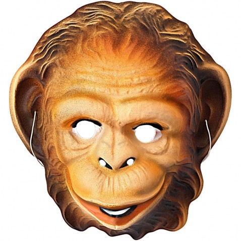 Karnevalová maska Opica detská plast