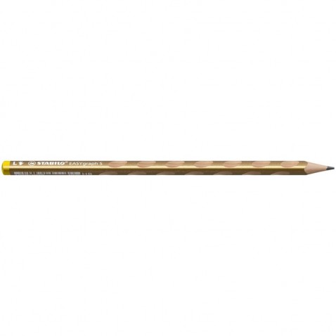 Ceruzka Stabilo EASYgraph trojhranná S zlatá pre ľavákov HB