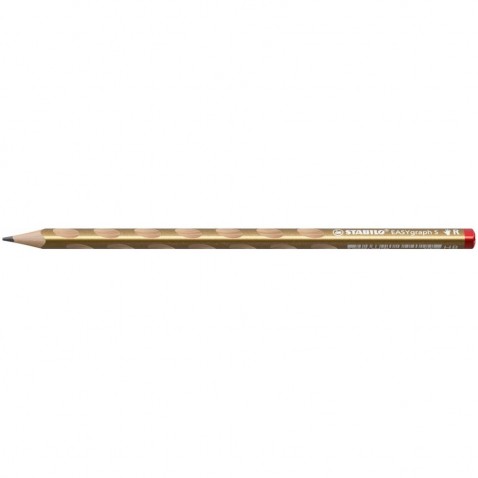 Ceruzka Stabilo EASYgraph S trojhranná zlatá pre pravákov HB