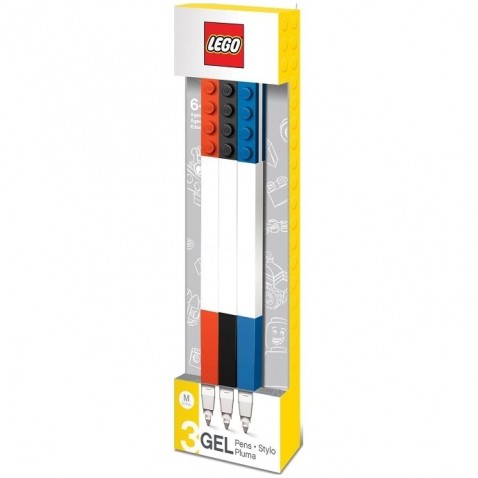 LEGO Gelové perá, mix farieb - 3 ks