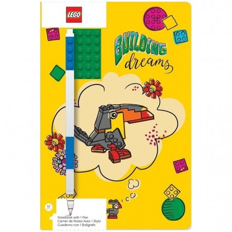 LEGO Stationery Zápisník A5 s modrým perom - Building Dreams