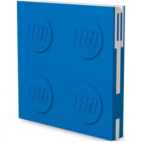 LEGO Zápisník s gelovým perom ako klipom - modrý