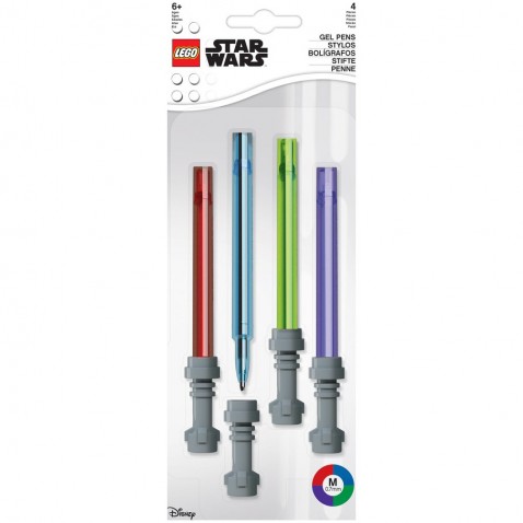LEGO Star Wars Set Gélových per, svetelný meč - 4 ks