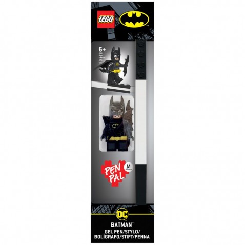 LEGO DC Super Heroes Batman Gelové pero s minifigúrkou čierne