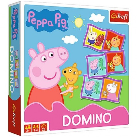 Domino papierové Peppa Pig 28 kartičiek