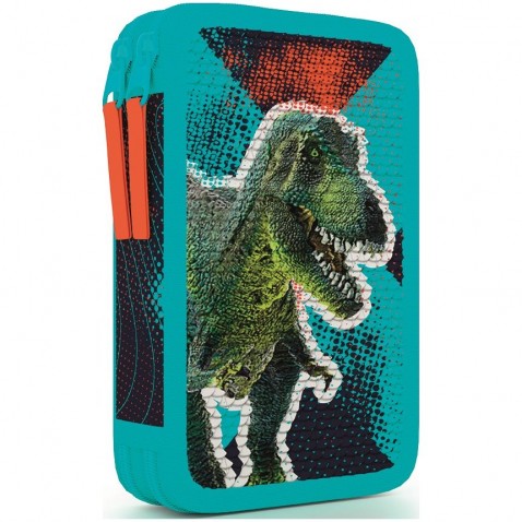 Dvojposchodový peračník prázdny Premium Dinosaurus