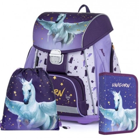 Školská taška Oxybag PREMIUM Unicorn pegas 3dielny set