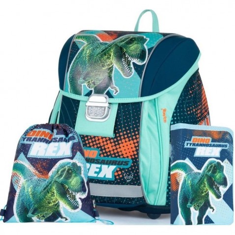 Školní taška Oxybag PREMIUM Light Dinosaurus 3dielny set